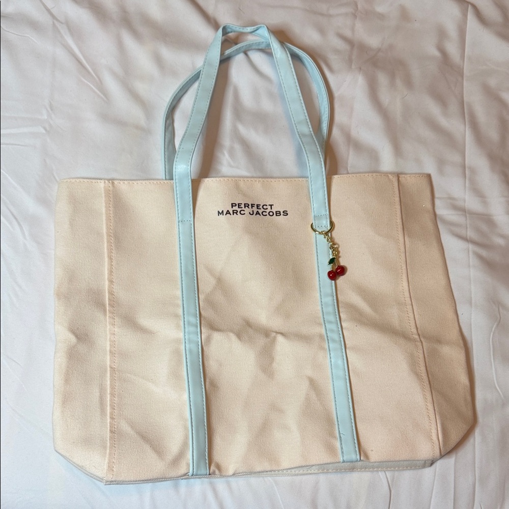 Marc Jacob’s Tote with Cherry Keychain